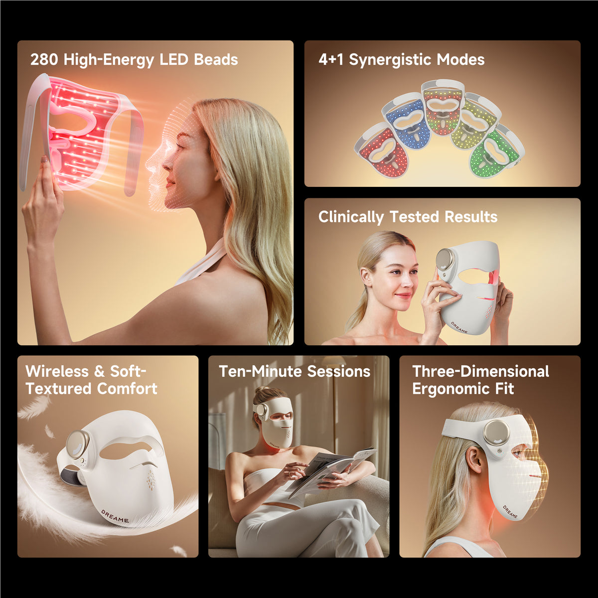 Dreame Chrona LED Light Therapy Mask – Dreame Canada