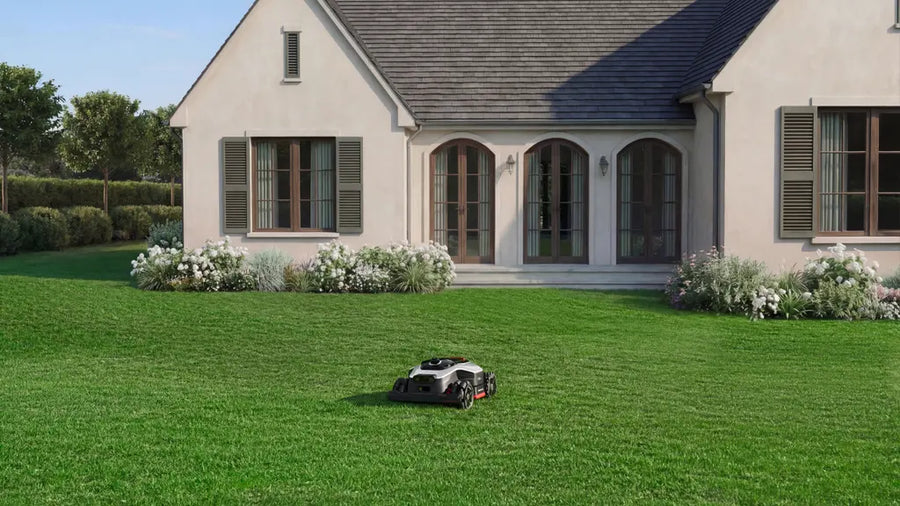 Dreame remote control lawn mower with 3D LiDAR and binocular AI vision navigation