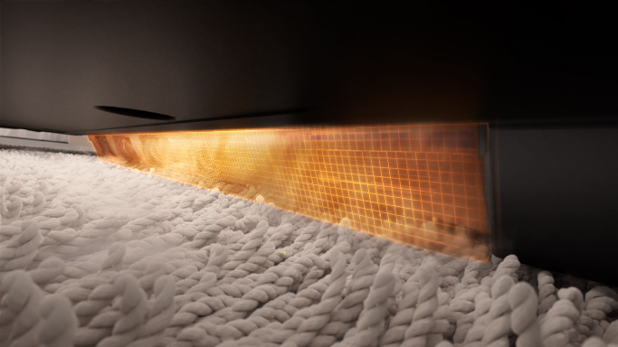 Dreame robot vacuum working on debris on carpets and mats