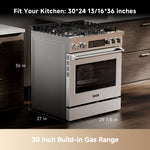 Load image into Gallery viewer, Dreame RZ601 Pro Front Control Gas Range
