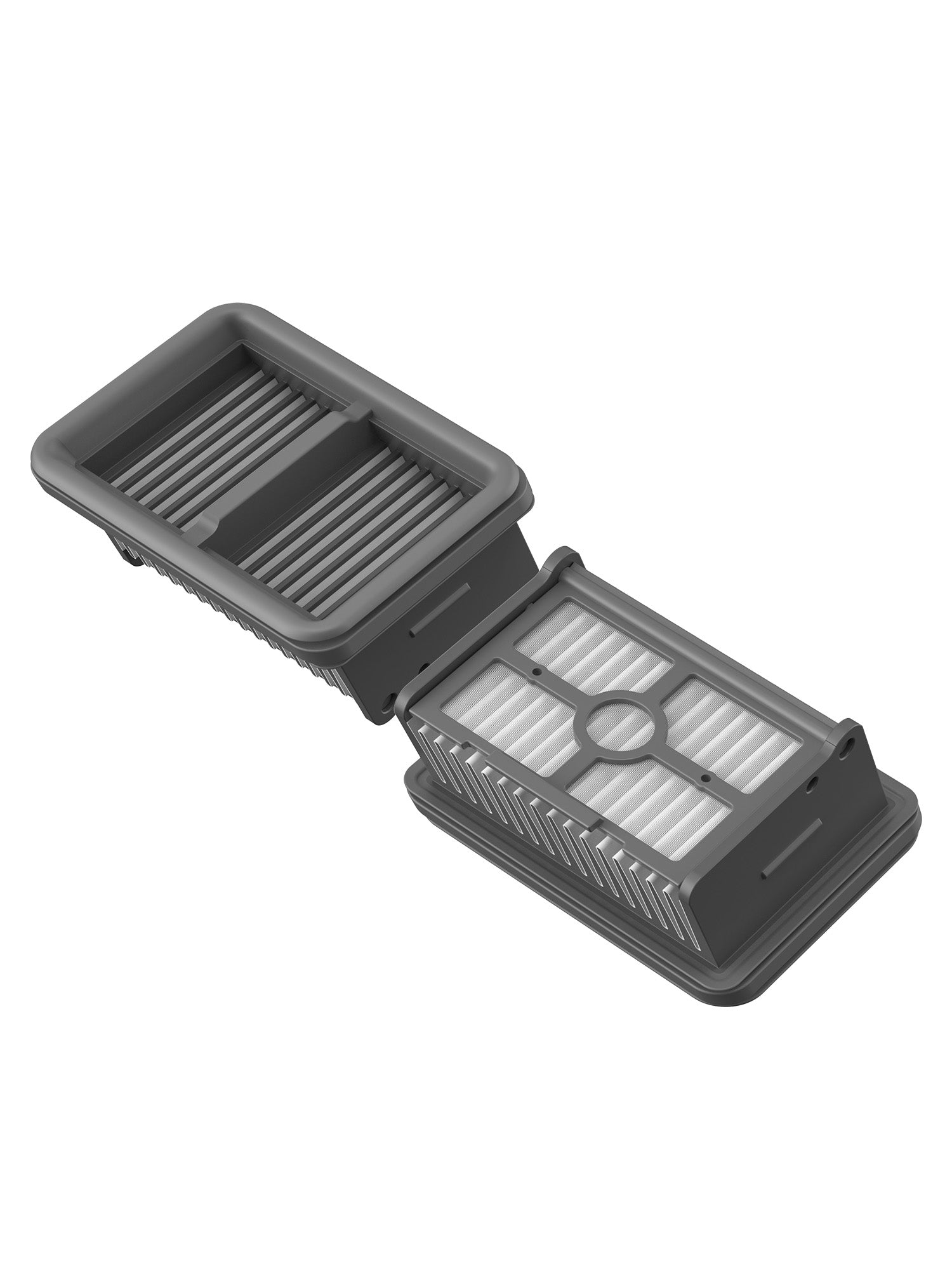 Dreame H12 Pro vacuum filter with multi-layer pleated structure for enhanced allergen retention.