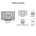 Load image into Gallery viewer, Dreame CZ601 Gas Cooktop with 5 Burners
