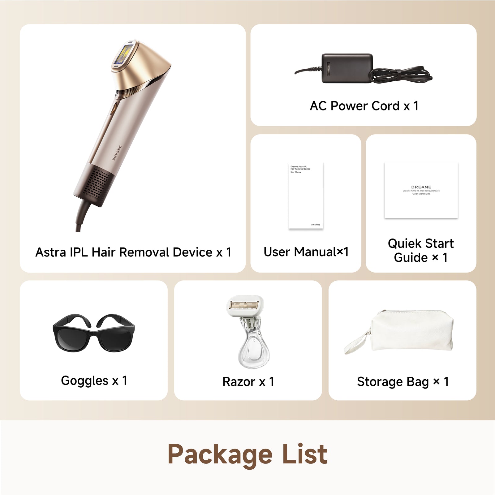 Dreame Astra IPL Hair Removal Device