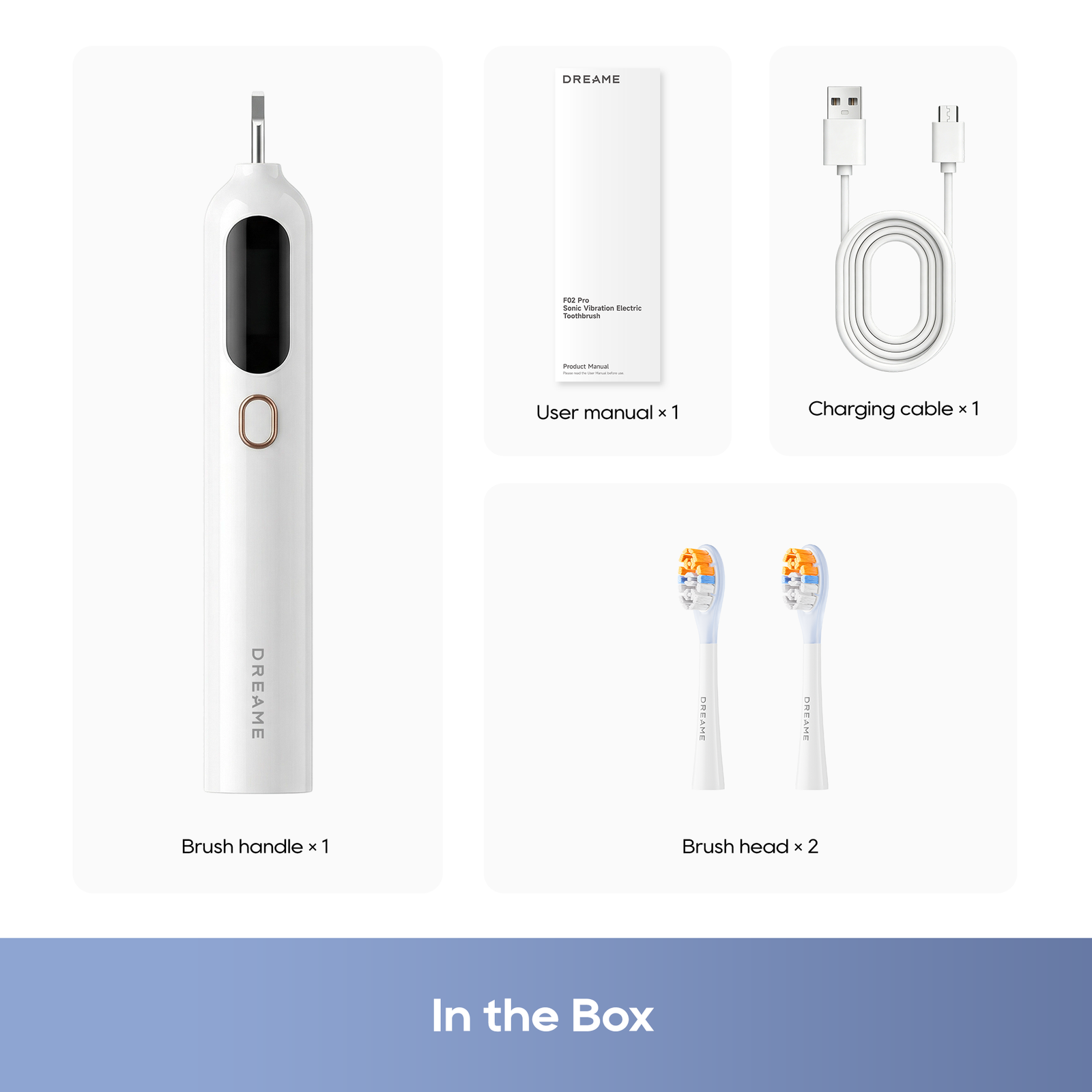 Dreame F02 Pro Electric Toothbrush White