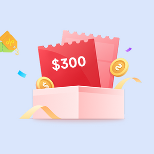 $300 Total Value in Coupons