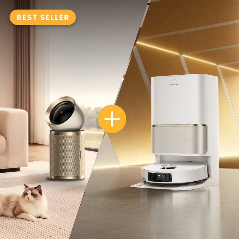 L50 Ultra Robot Vacuum (White) + AirPursue PM20 Air Purifier