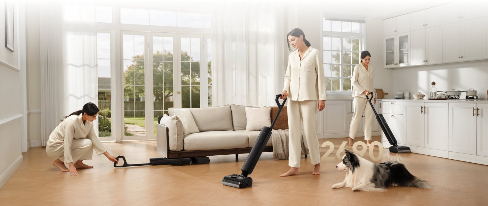 Whole-Home Cleaning on One Charge