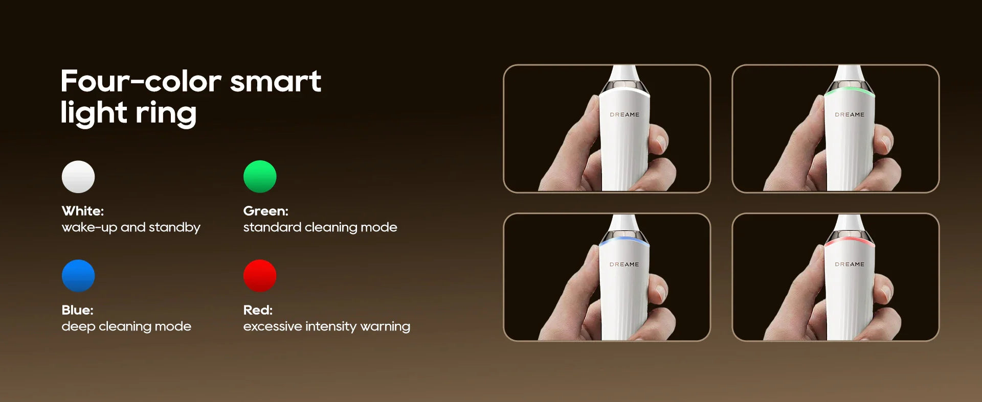 four-color smart light ring