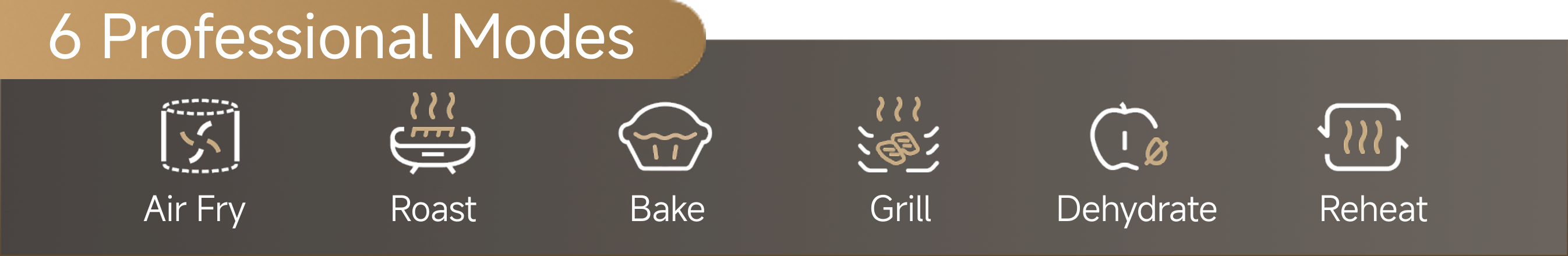 6 Professional Modes + 12 Preset Menus
