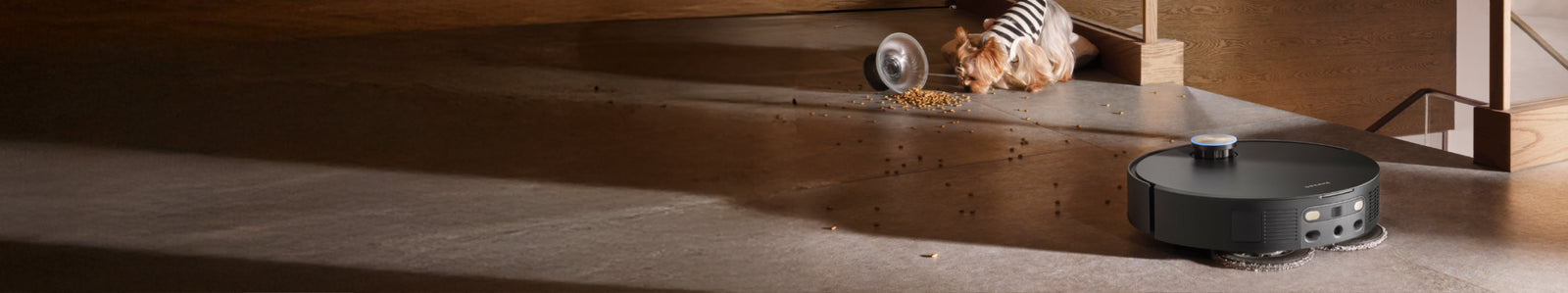 
    Edge-to-Edge Perfection
    A robot vacuum sweeps into every corner, leaving no dusts behind.
