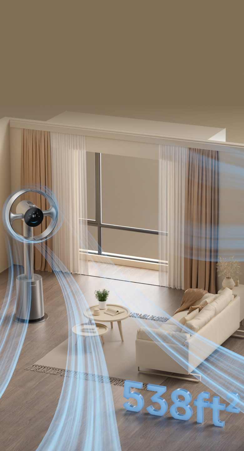 Refresh for Spaces up to 538ft² in 4 Minutes*