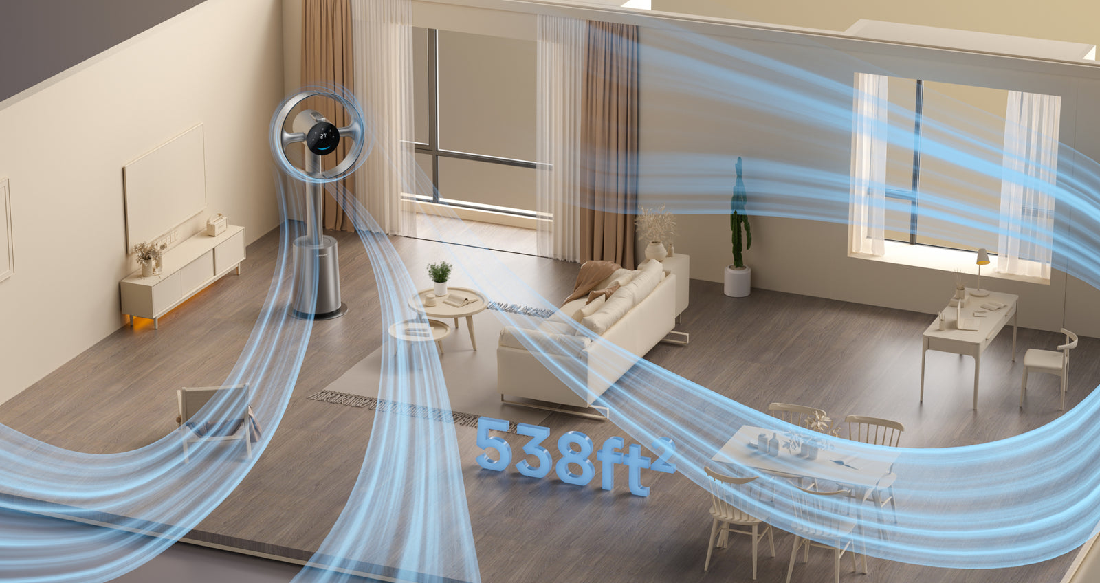 Refresh for Spaces up to 538ft² in 4 Minutes*