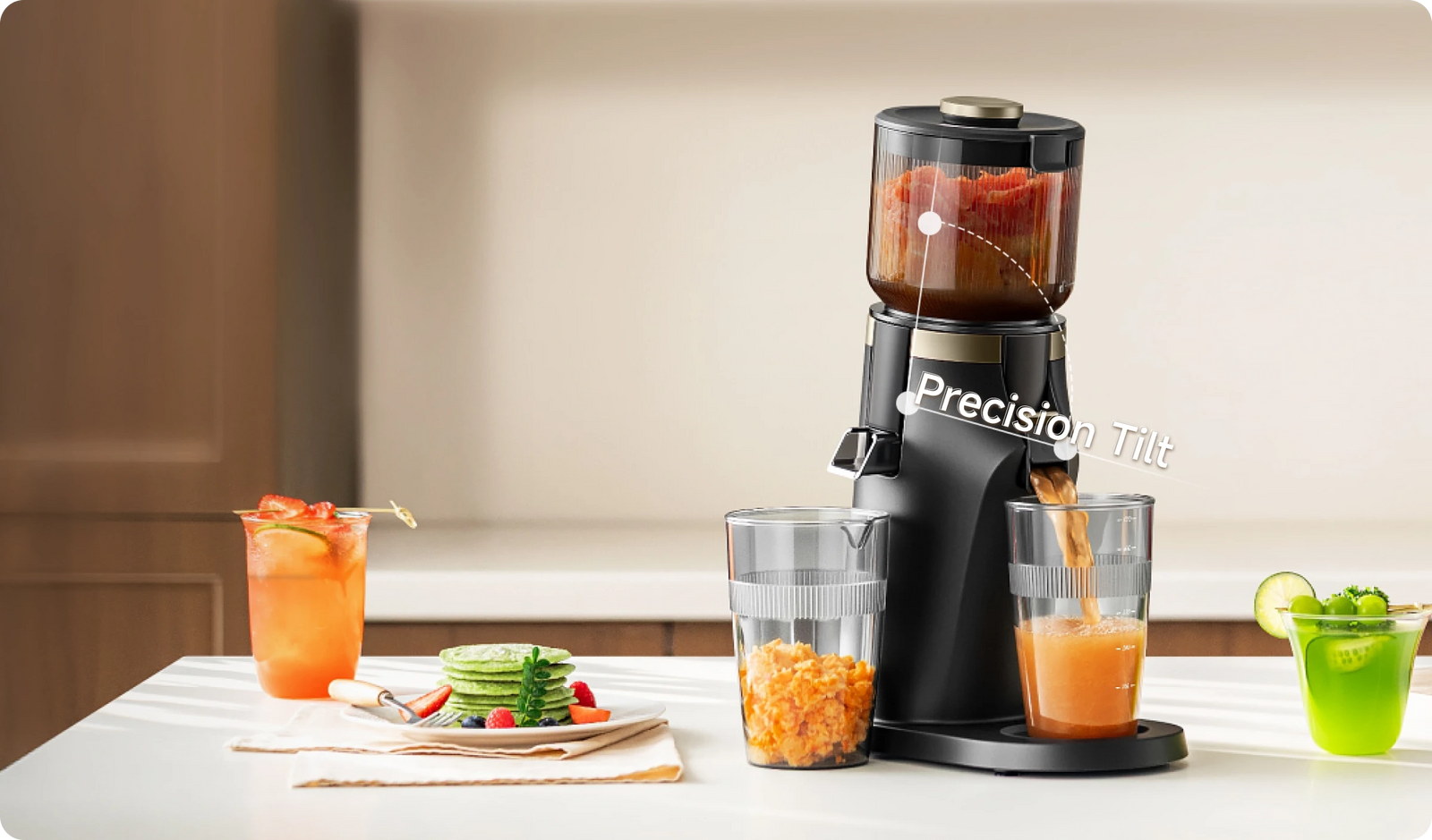 SJ30 precision-tilt pouring flow