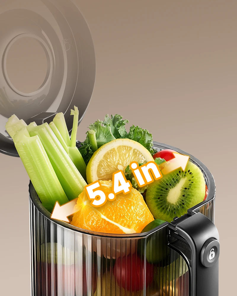 5.4-Inch Extra-Wide 
Feed Chute