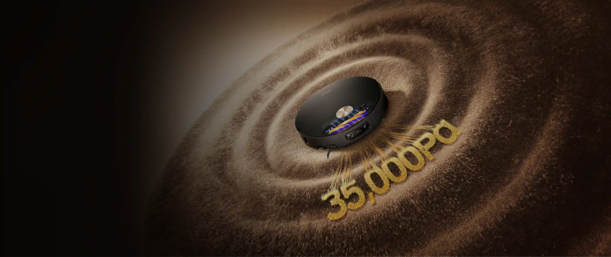 Dreame X60 Max Ultra Complete cleaning carpet with 35,000Pa suction